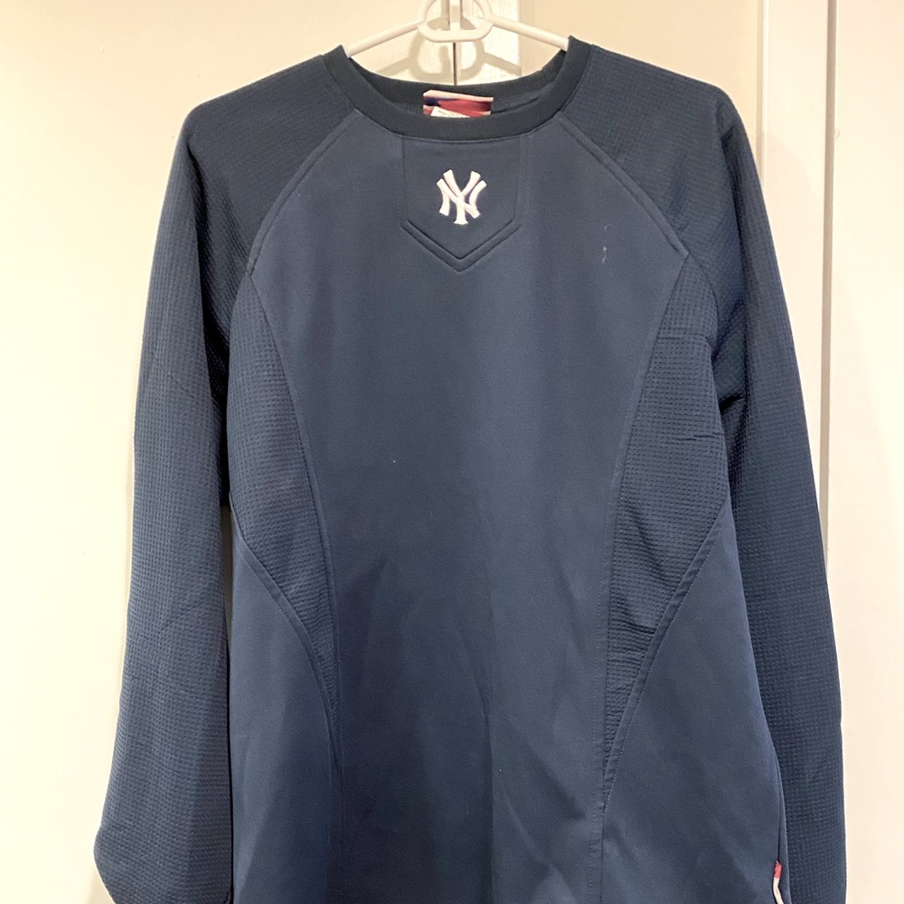 New York Yankees Majestic Authentic Collection ThermaBase Pullover Fleece